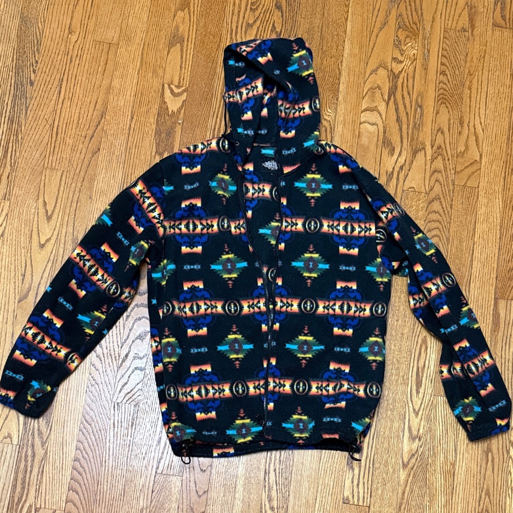Multi-Colored Full-Zipper Coat